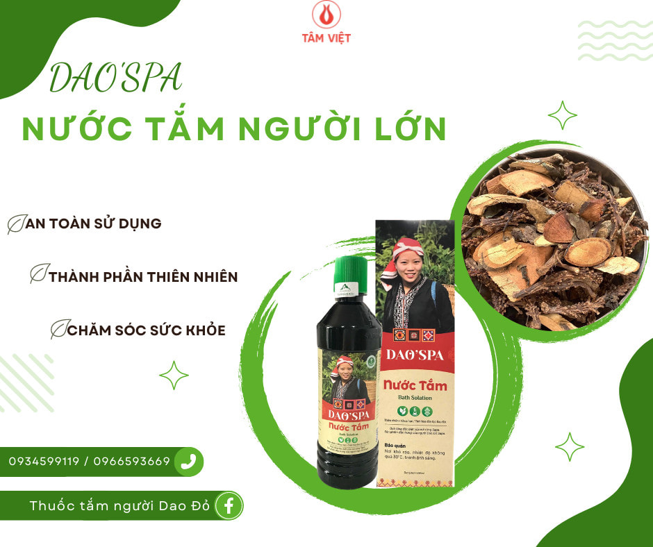 Nước tắm Dao Đỏ